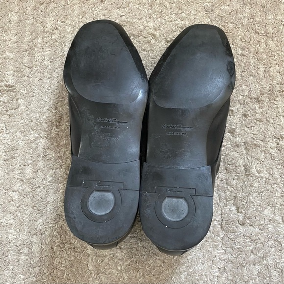 Salvatore Ferragamo made in Italy leather upper monk strap shoes 8.5 Dfits US 9D - Picture 6 of 8